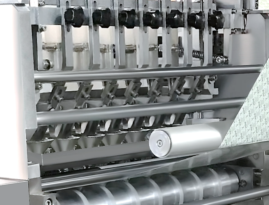 Doseur volumétrique horizontal sur la machine de conditionnement TRGM