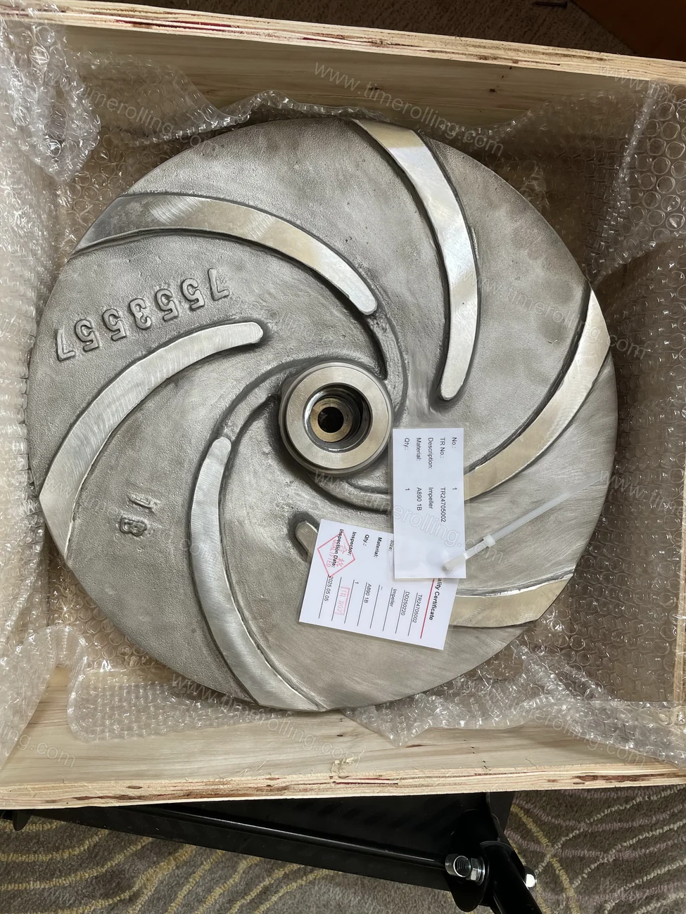 Roue de remplacement Ahlstar WPP44-150 A890 1B 10