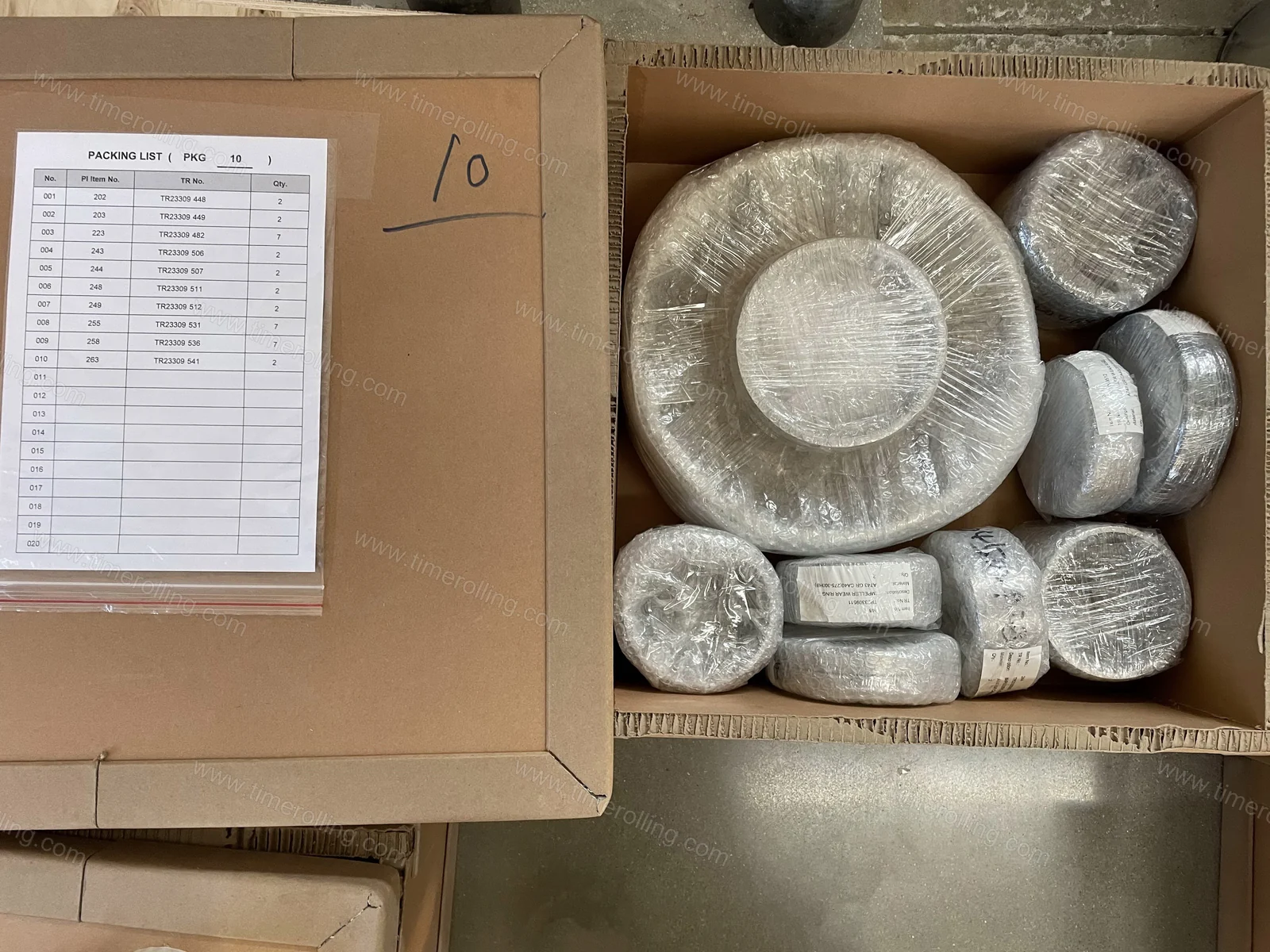 Bagues d’usure de remplacement BBTD, BBS et CD8 07