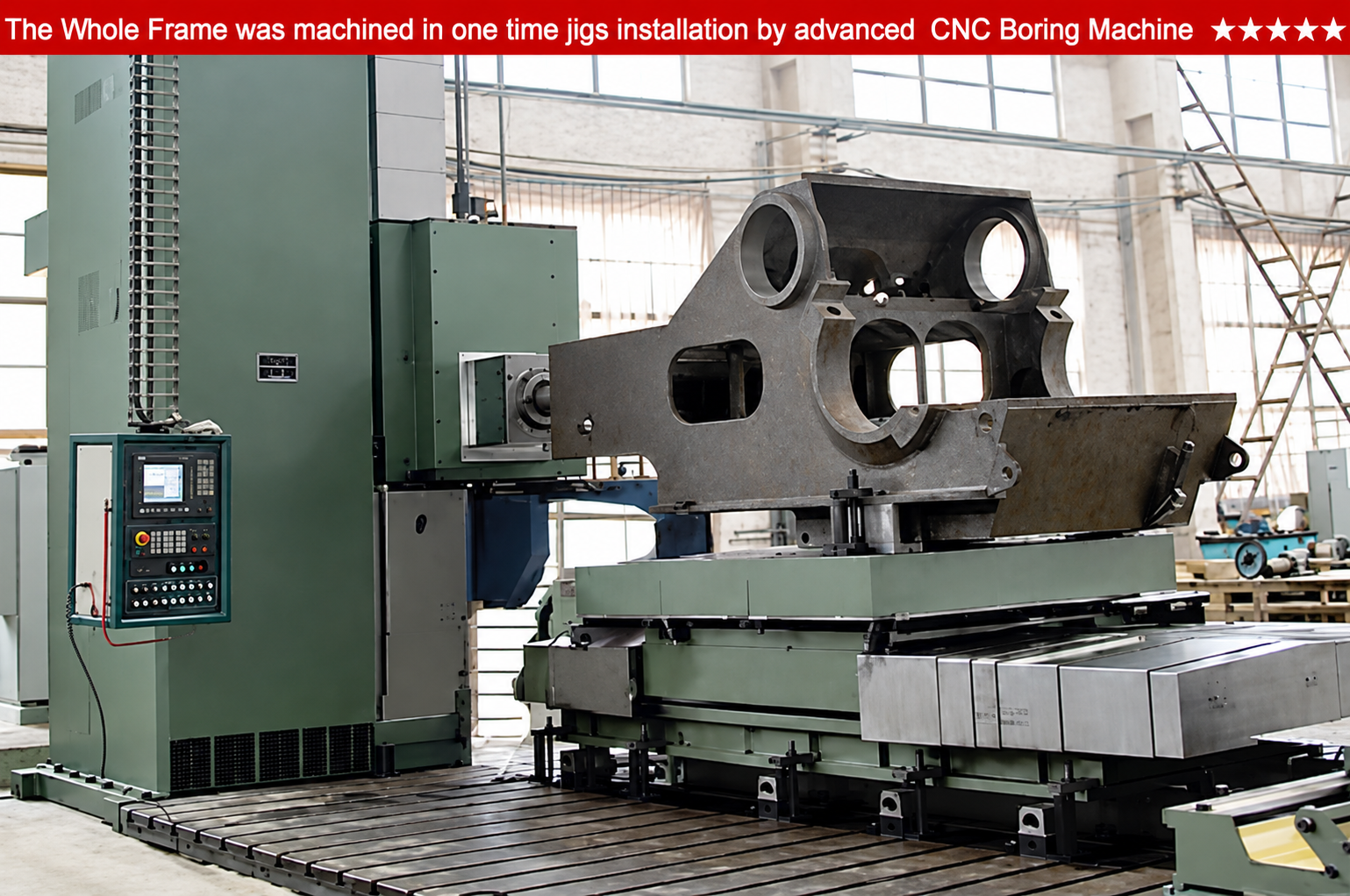 Usinage CNC d’un bâti de pompe à boue