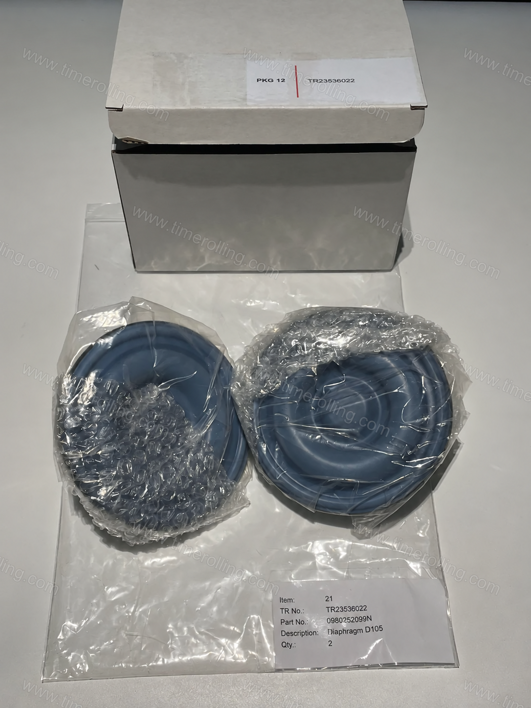 Membranes de remplacement pour pompe doseuse Milton Roy 06