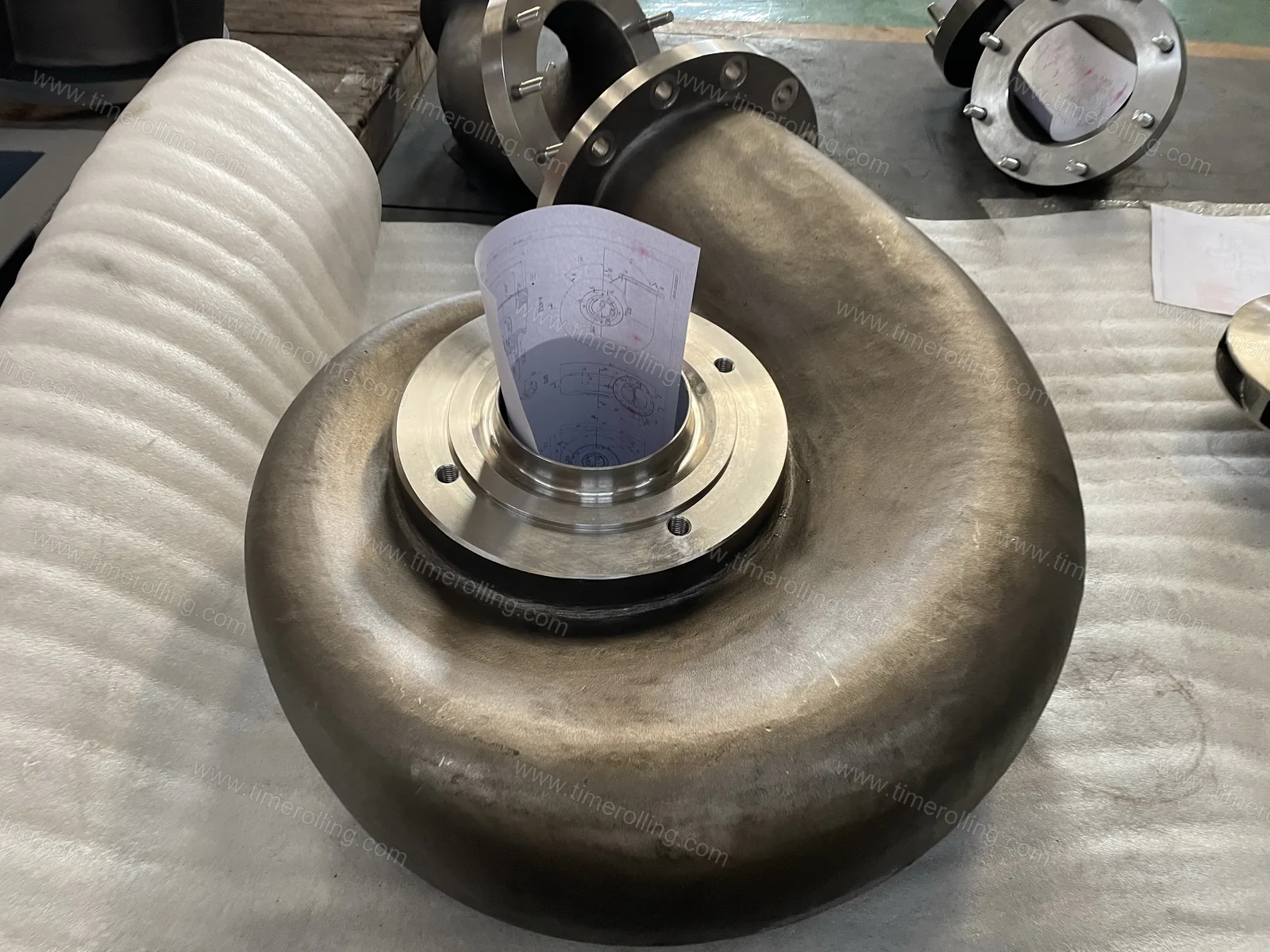 Pièces de pompes usinées selon plans approuvés 01